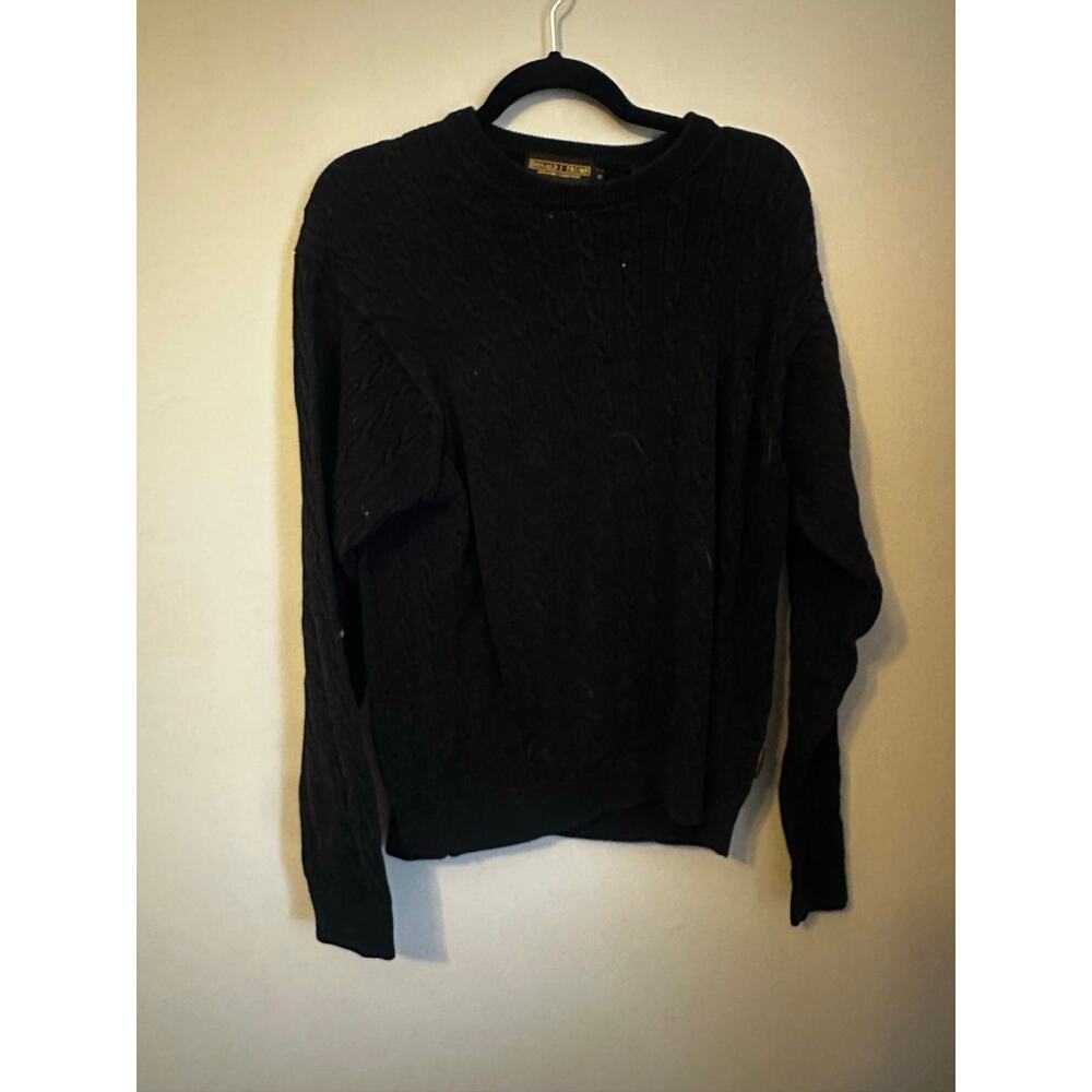 Vintage Donald J. Trump Signature Collection Cable Knit Sweater XL